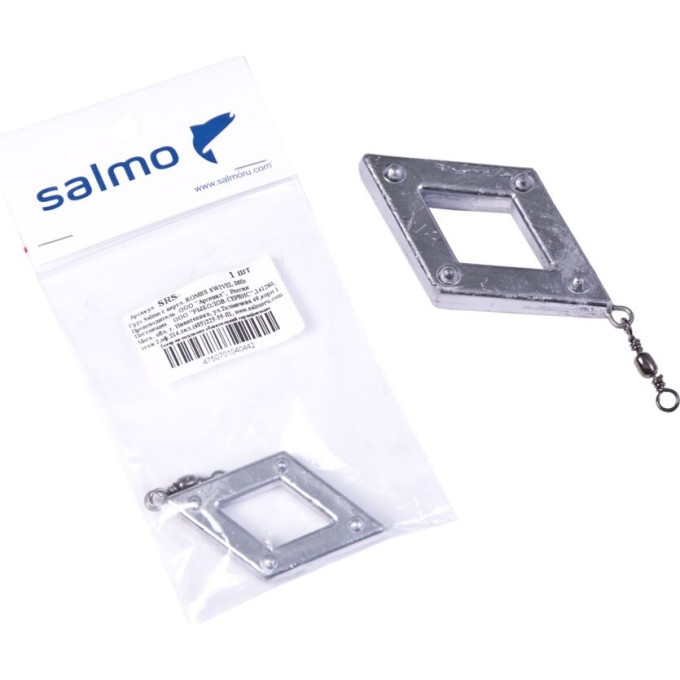 Груз SALMO с вертлюгой Rombs Swivel 155г SRS-155